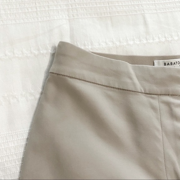 Aritzia Babaton Elegant Slim Leg Tan Beige Taupe Women's Pants Size 2 - Picture 4 of 10